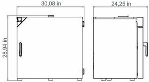 Binder ED-S 115 Gravity Convection Drying and Heating Chamber, 4.2 Cu Ft (118 L), 120V, 1 Chrome Plated Rack