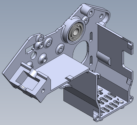 F410 Extruder Back Plane (See notes in Description)