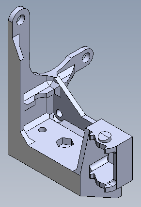 F410/F400 print head mounting body