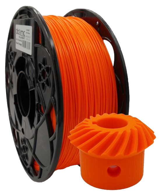 Neon Orange UV Reactive PLA Filament